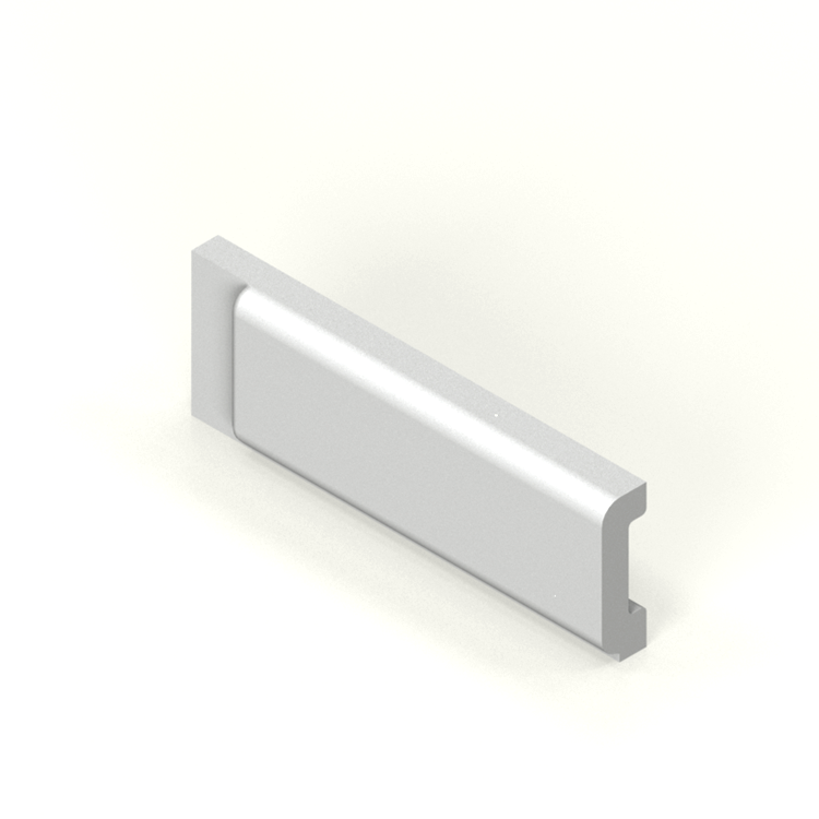 2" x 6" box cap moulding - end stop - left