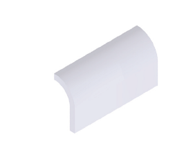 Series 15 - 3" x 6" radius bullnose