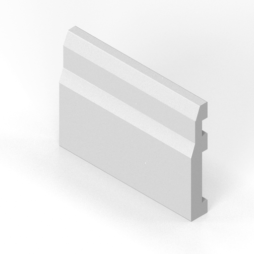 4-3/8” x 6” bevel base molding